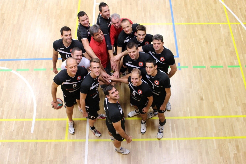 Mafc-Bme Röplabda csapat fényképe.